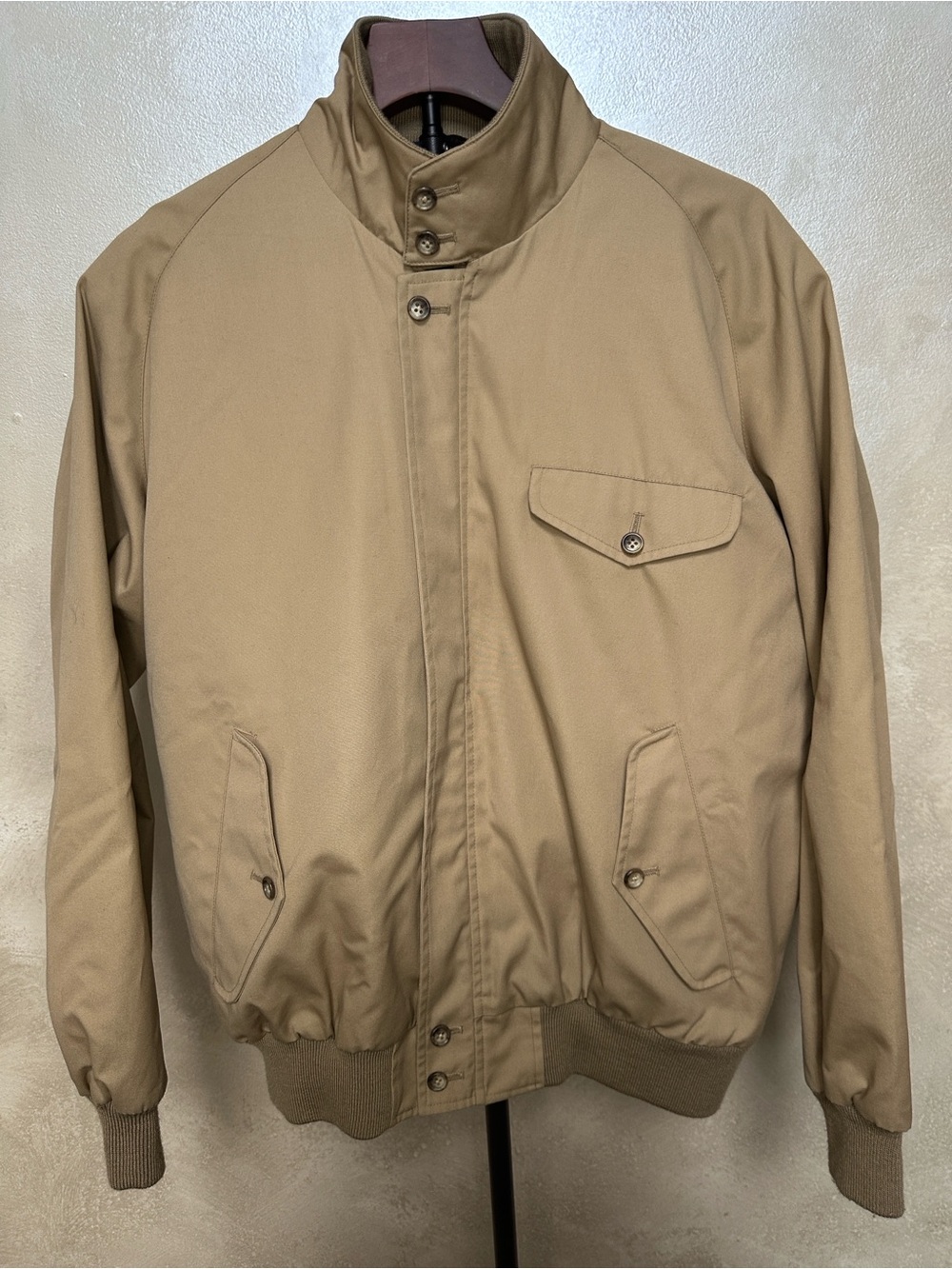 Vintage Brooks Brothers Harrington Jacket Men 42 with Tan Wool Liner - Picture 1 of 13